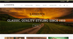 Desktop Screenshot of lansdowncountry.co.uk