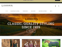 Tablet Screenshot of lansdowncountry.co.uk